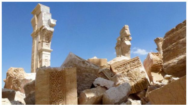 Bi wêne û vîdyo bibîne Daişê çi li şûnwar ên  Tedmur kirîye.